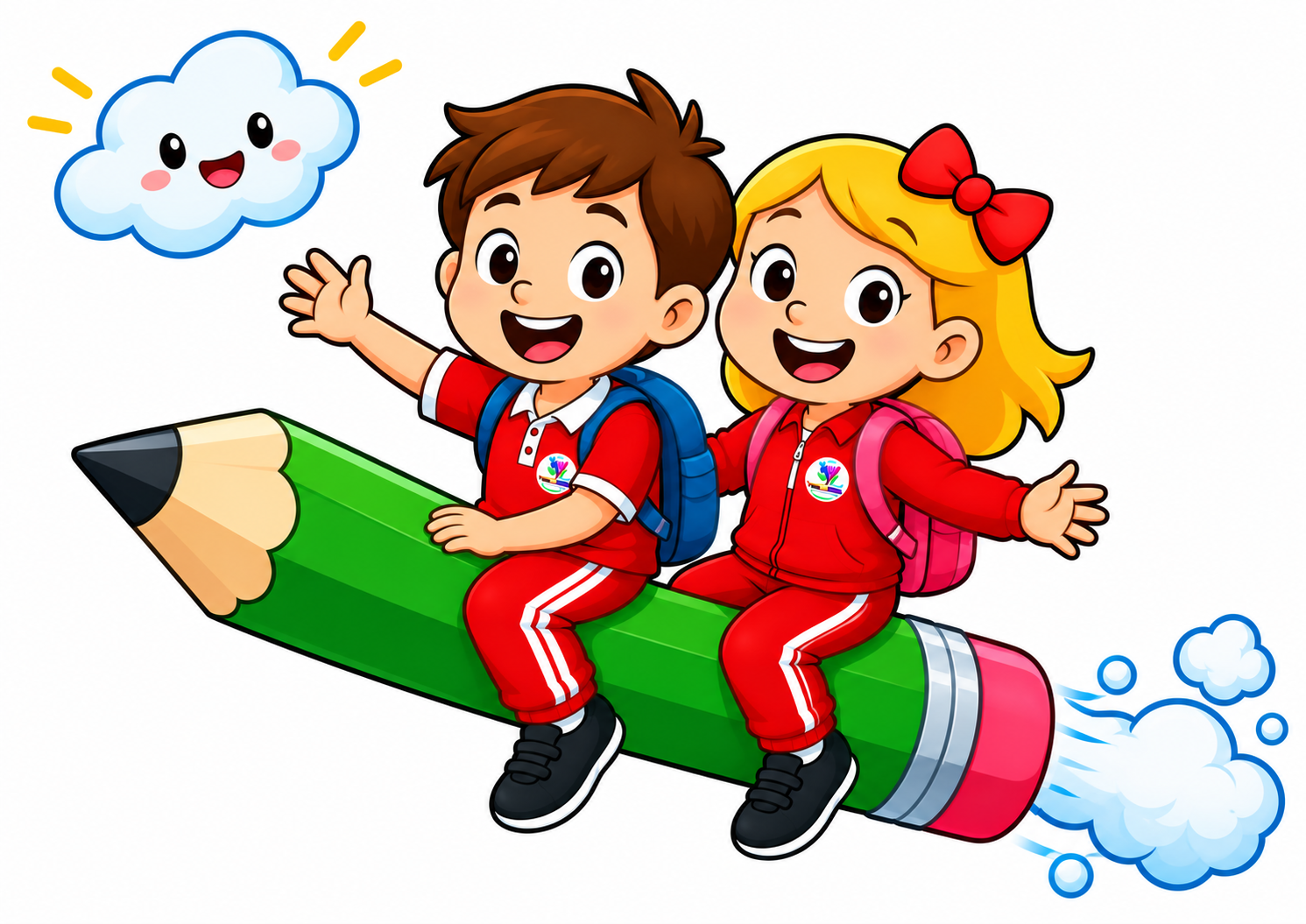 Happy children learning together at THE KiDS Preschool